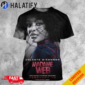 Madame Web New Posters Celeste O’Conner Movie Theaters February 14 3D T-Shirt Hoodie