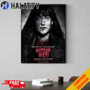 Madame Web New Posters Dakota Johnson Movie Theaters February 14 Poster Canvas Home Decorations